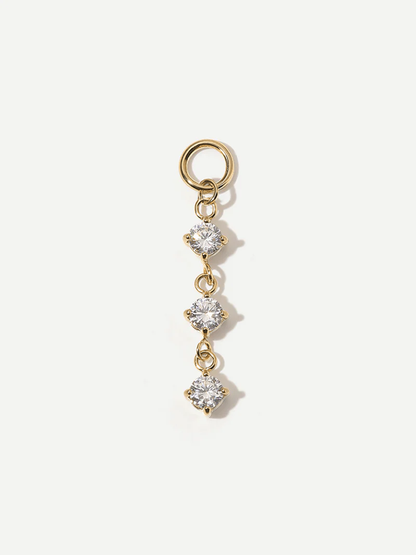 21,8x4mm Shiny Beauty Ohrring-Charm