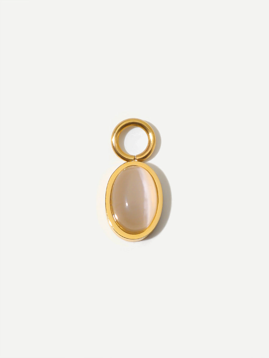 8x5,8mm Quiet Light Ohrring-Charm