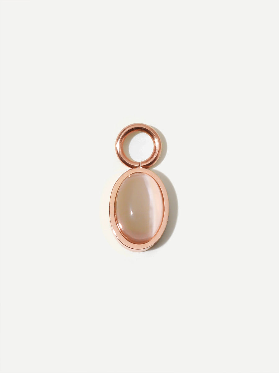 8x5,8mm Quiet Light Ohrring-Charm