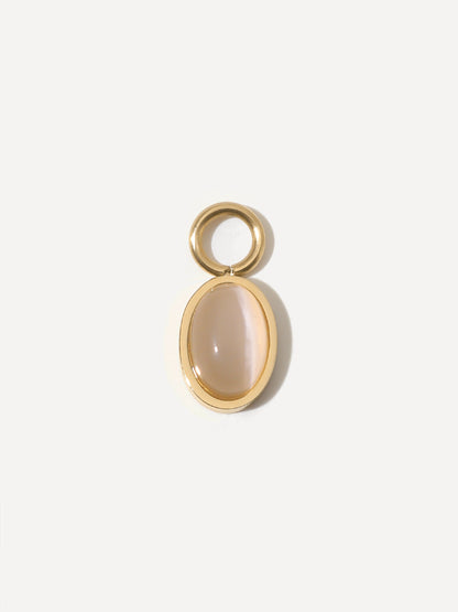 8x5,8mm Quiet Light Ohrring-Charm