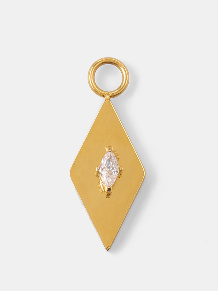 Crystal Prism Ohrring-Charm