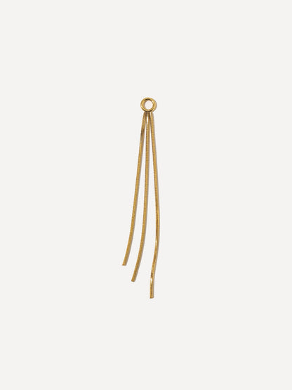 60x3mm Graceful Tassel Ohrring-Charm