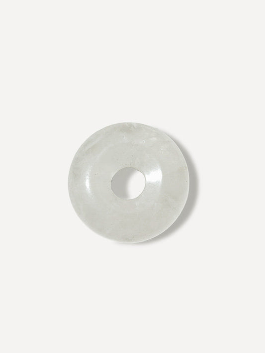 (Passend zu Ohrringen ≥ 17 mm) Dreamy Donut White Ohrring-Charm