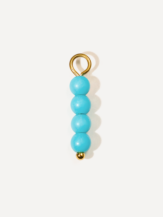 15,3x4,3mm Azure Cascade Ohrring-Charm