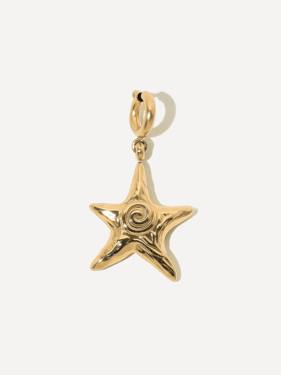 Swirl Star Ketten-Charm