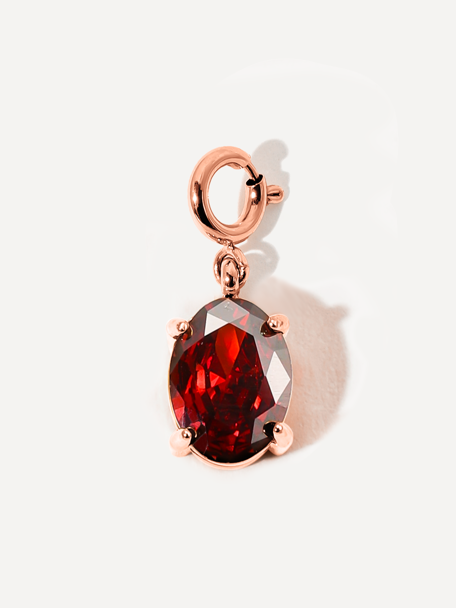 Shining Birth Garnet Red Ketten-Charm