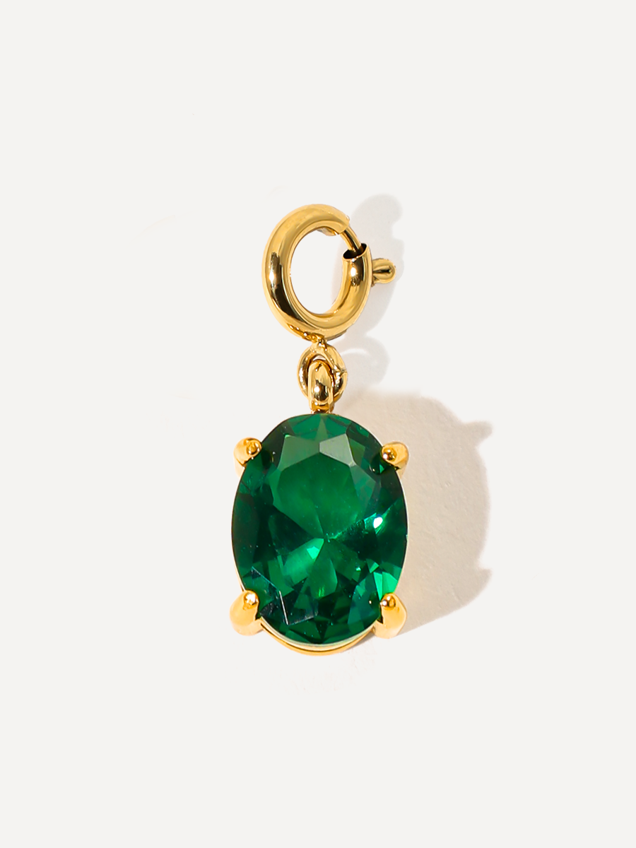 Shining Birth Emerald Ketten-Charm