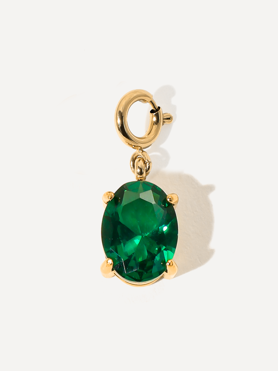 Shining Birth Emerald Ketten-Charm