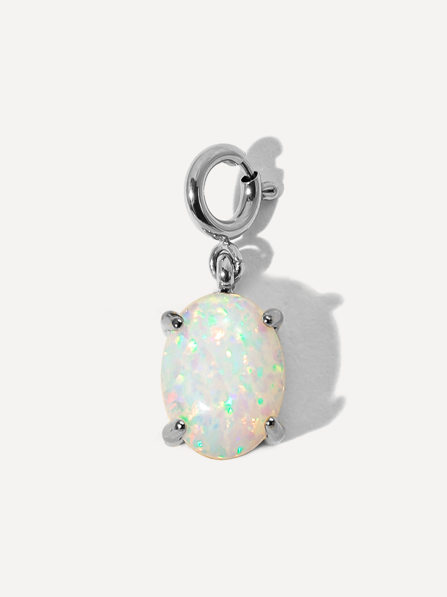 Shining Birth Opal Ketten-Charm