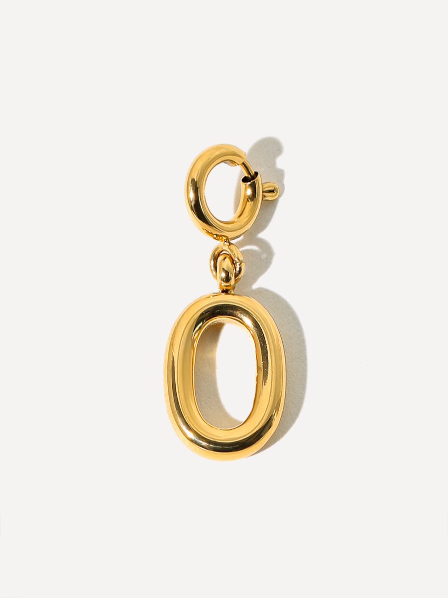 Classic Number Ketten-Charm - 0