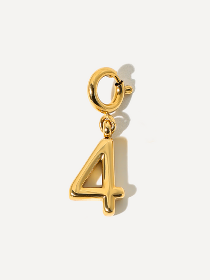Classic Number Ketten-Charm - 4