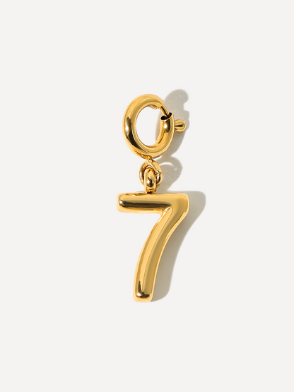 Classic Number Ketten-Charm - 7