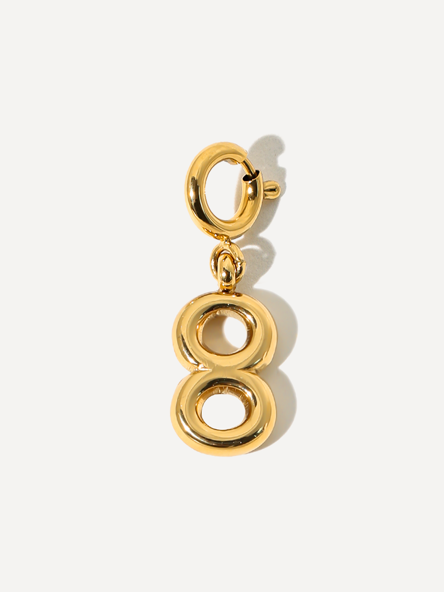 Classic Number Ketten-Charms