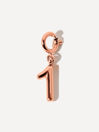Classic Number Ketten-Charm - 1