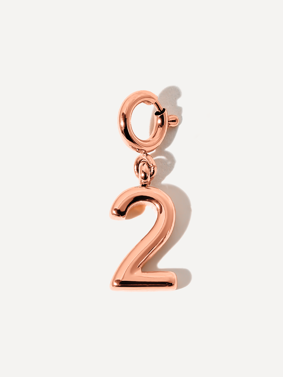 Classic Number Ketten-Charm - 2