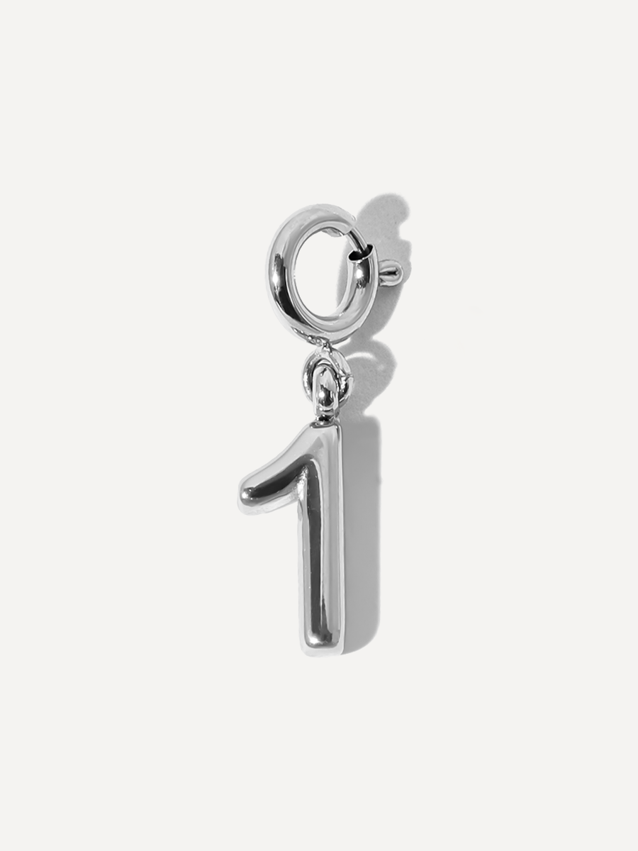 Classic Number Ketten-Charm - 1