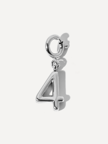 Classic Number Ketten-Charm - 4