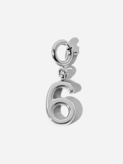Classic Number Ketten-Charm - 6