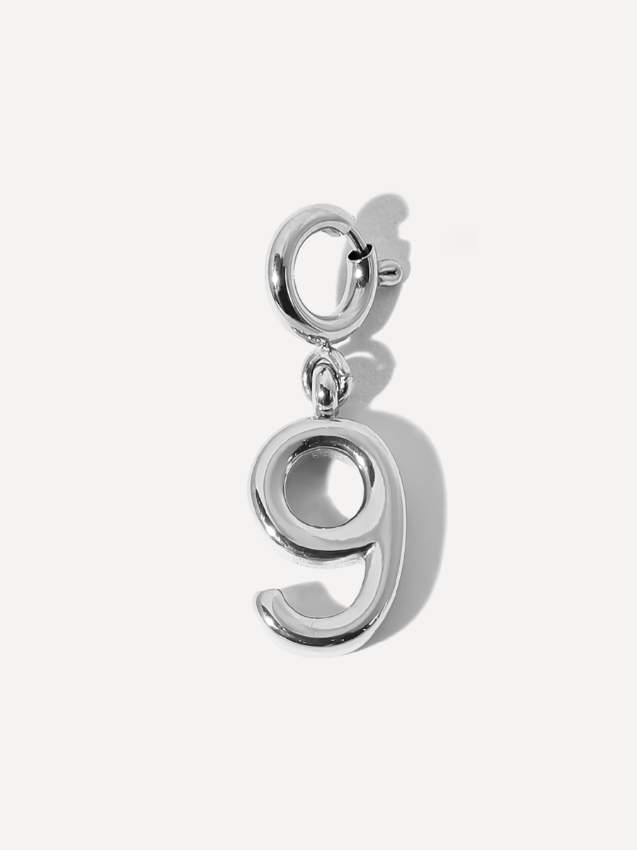 Classic Number Ketten-Charm - 9