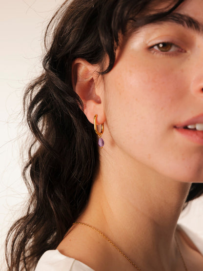 6x8,2mm Gentle Tear Ohrring-Charm
