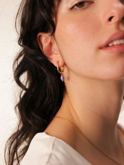 6x8,2mm Gentle Tear Ohrring-Charm