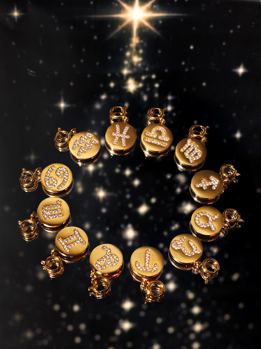 Twinkling Zodiac Ketten-Charm - Aries