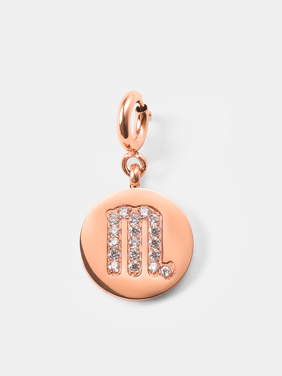 Twinkling Zodiac Ketten-Charm - Scorpio