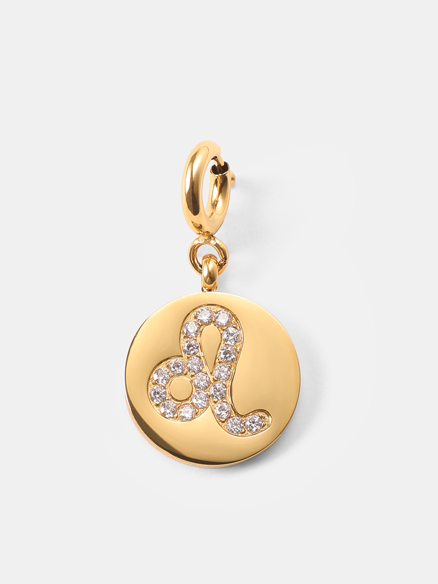 Twinkling Zodiac Ketten-Charm - Leo
