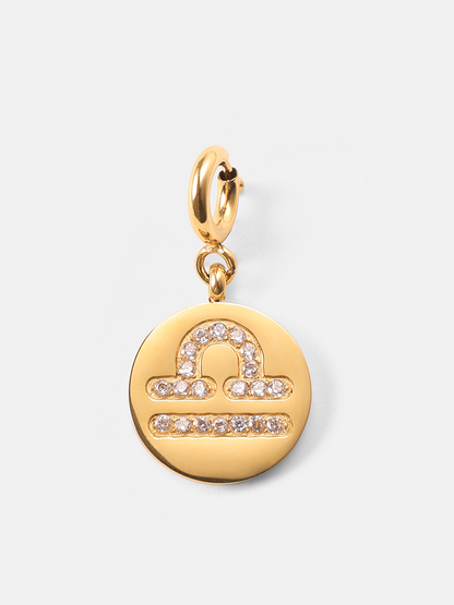 Twinkling Zodiac Ketten-Charm - Libra