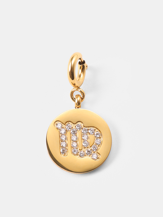 Twinkling Zodiac Ketten-Charm - Virgo