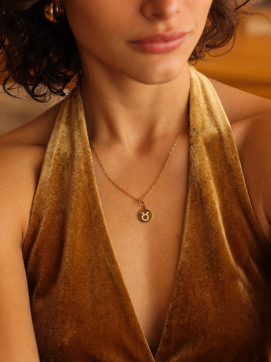 Twinkling Zodiac Ketten-Charm - Taurus
