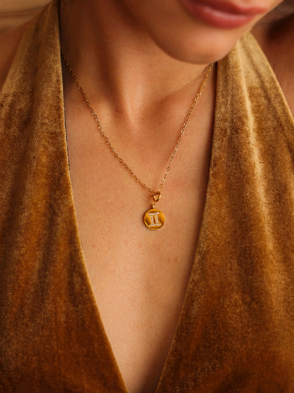 Twinkling Zodiac Ketten-Charm - Gemini