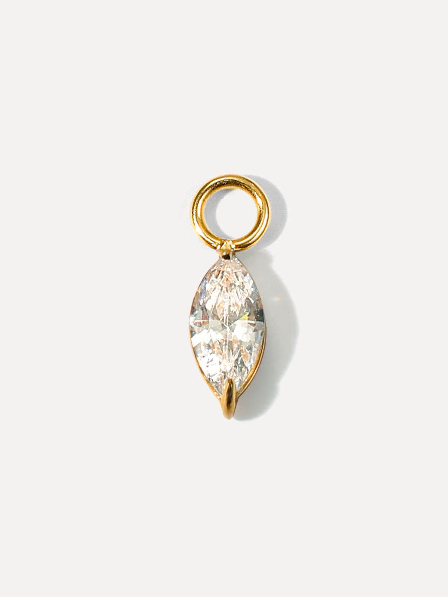 4x8mm Crystal Chic Medium Ohrring-Charm