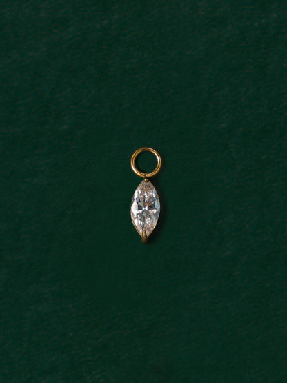 4x8mm Crystal Chic Medium Ohrring-Charm