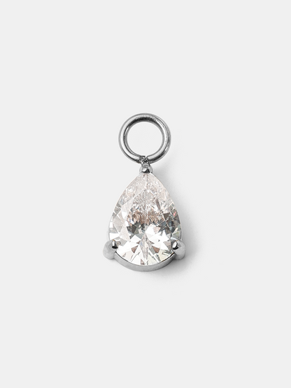 7x8,8mm Pure Drop Medium Ohrring-Charm