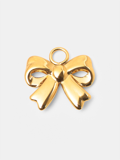 15,5x13,3mm Chic Knot Ohrring-Charm