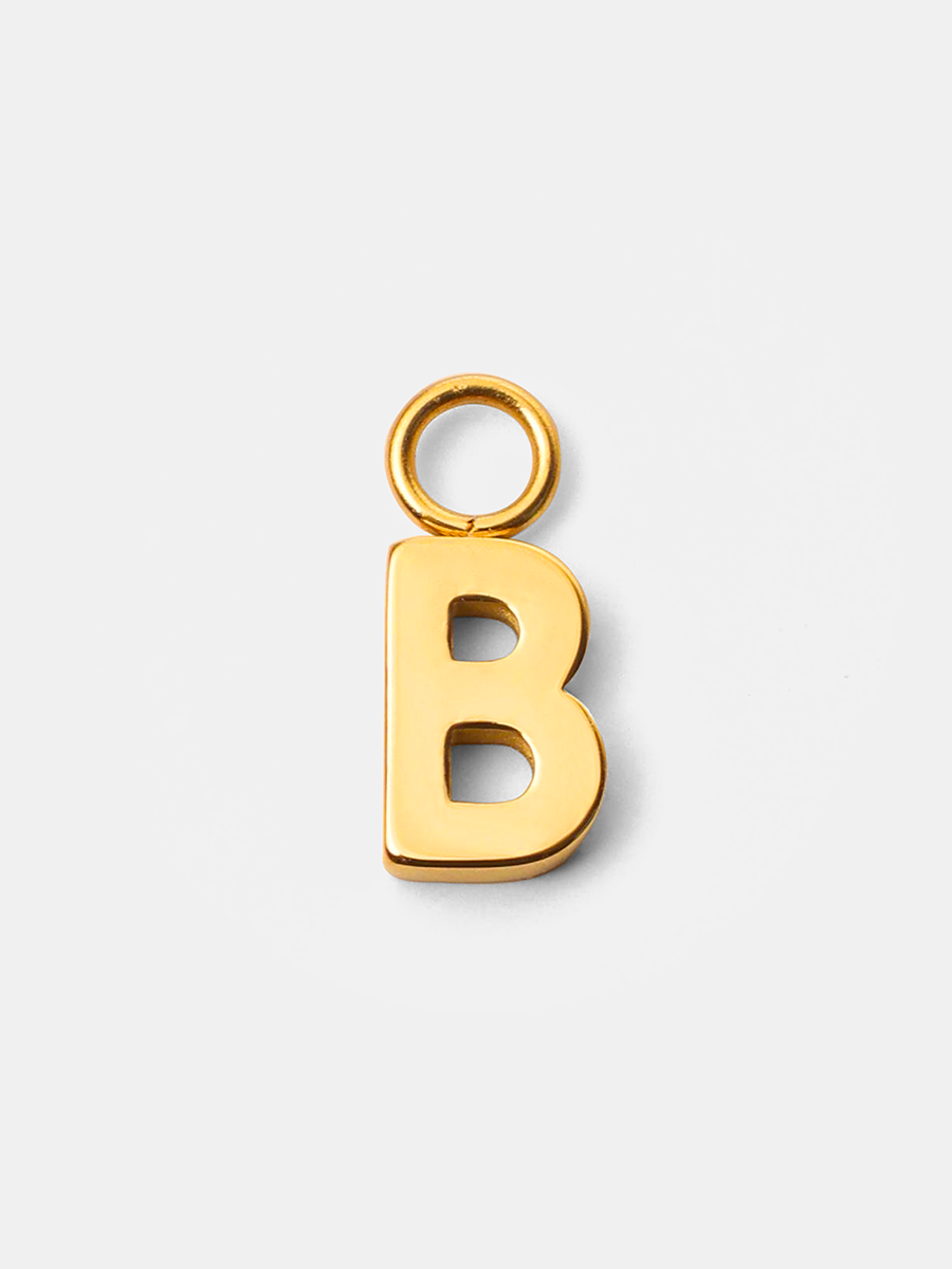 Pure Letter Ohrring-Charms