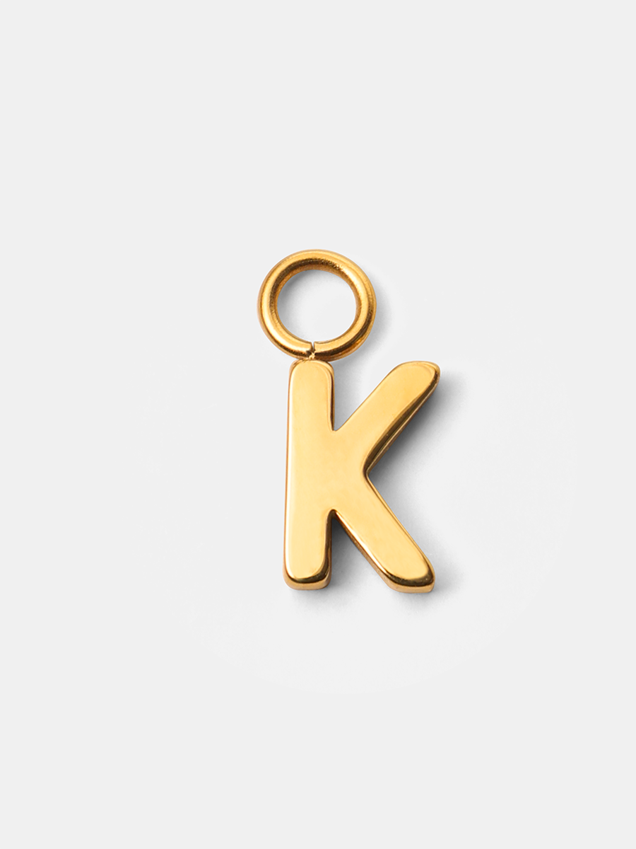 Pure Letter Ohrring-Charms