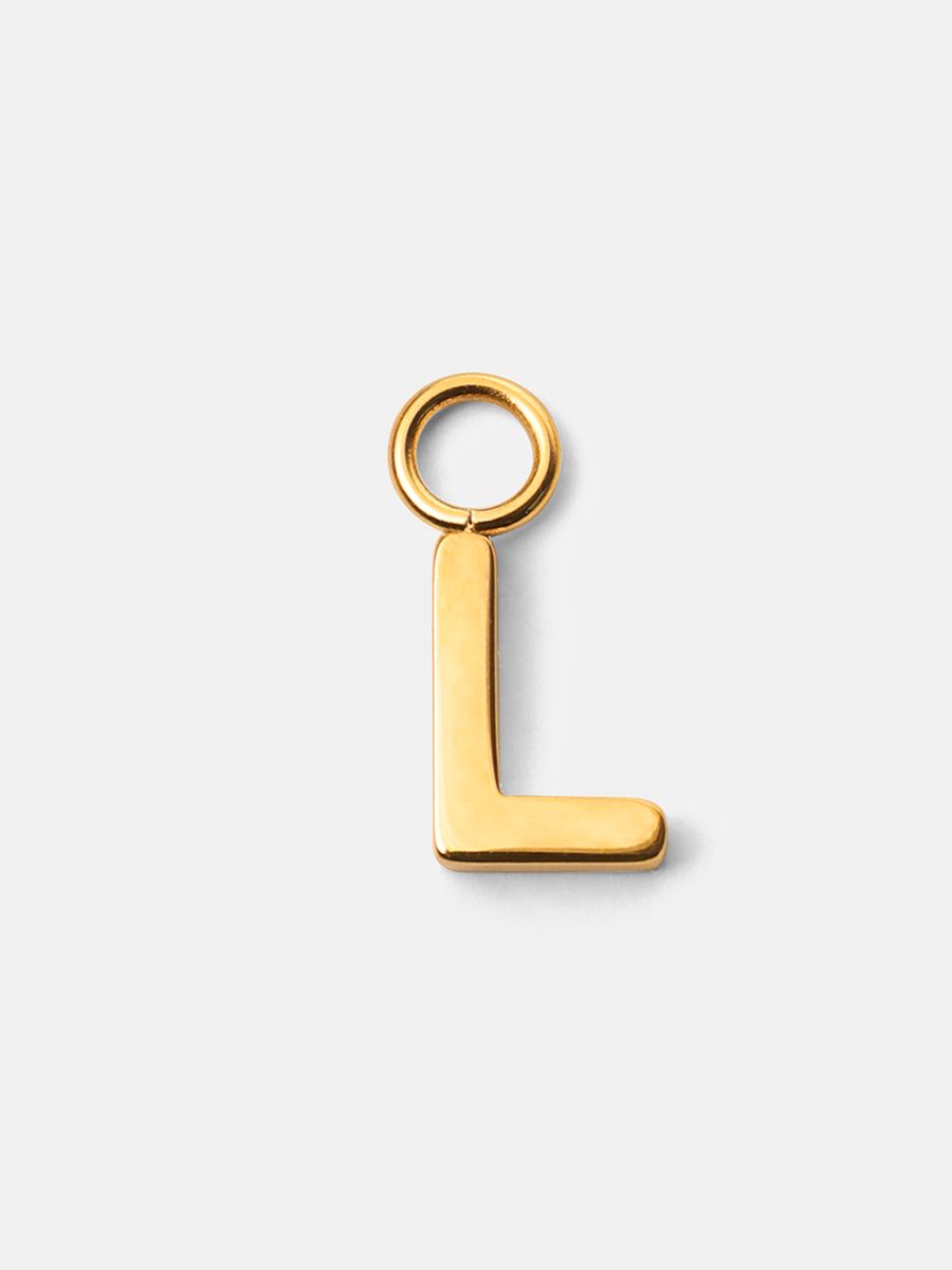 Pure Letter Ohrring-Charms