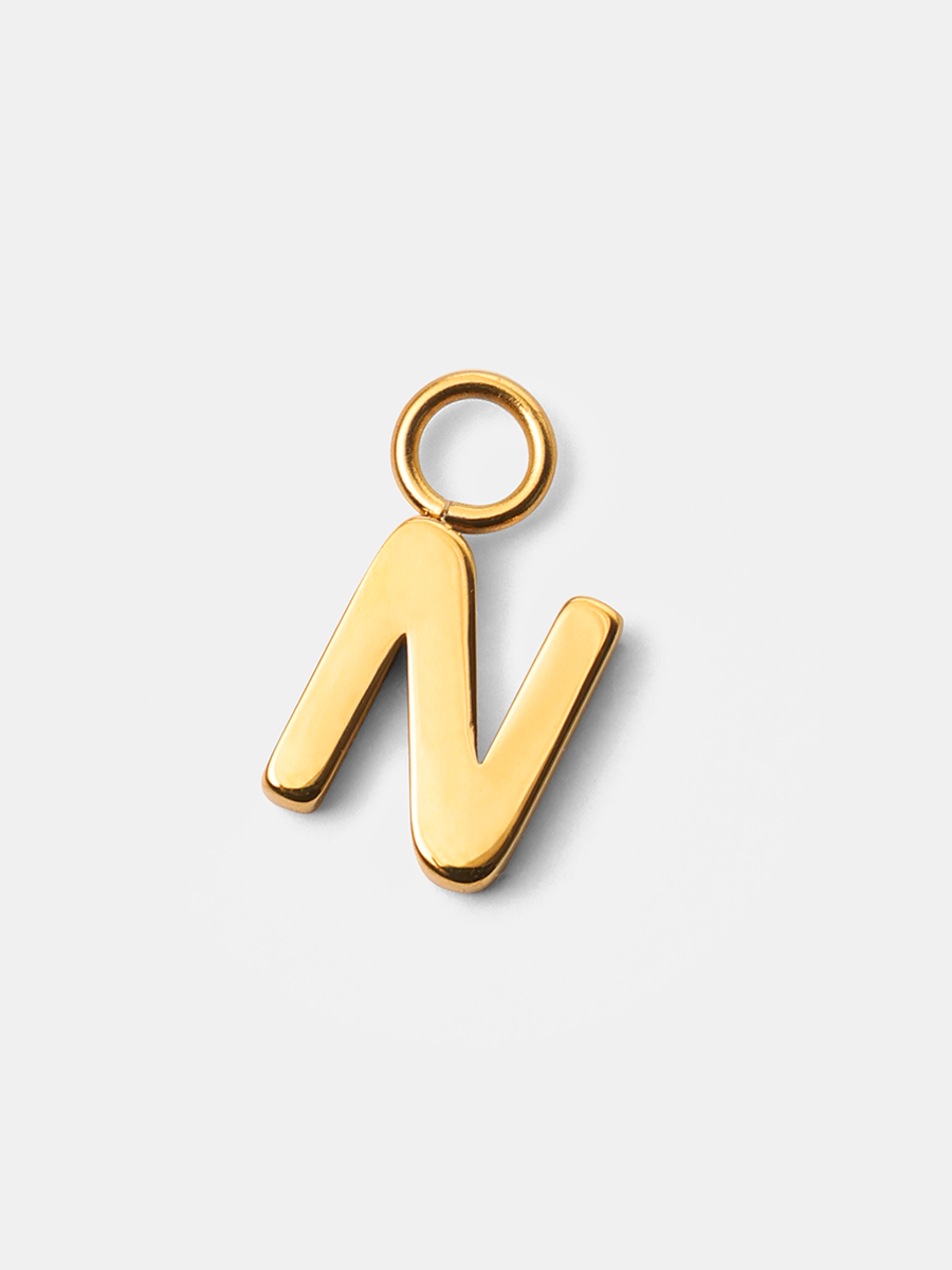 Pure Letter Ohrring-Charms