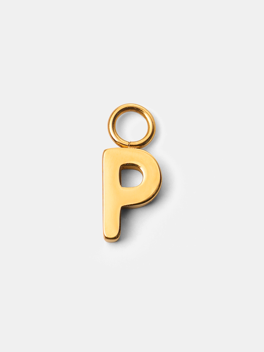 Pure Letter Ohrring-Charms