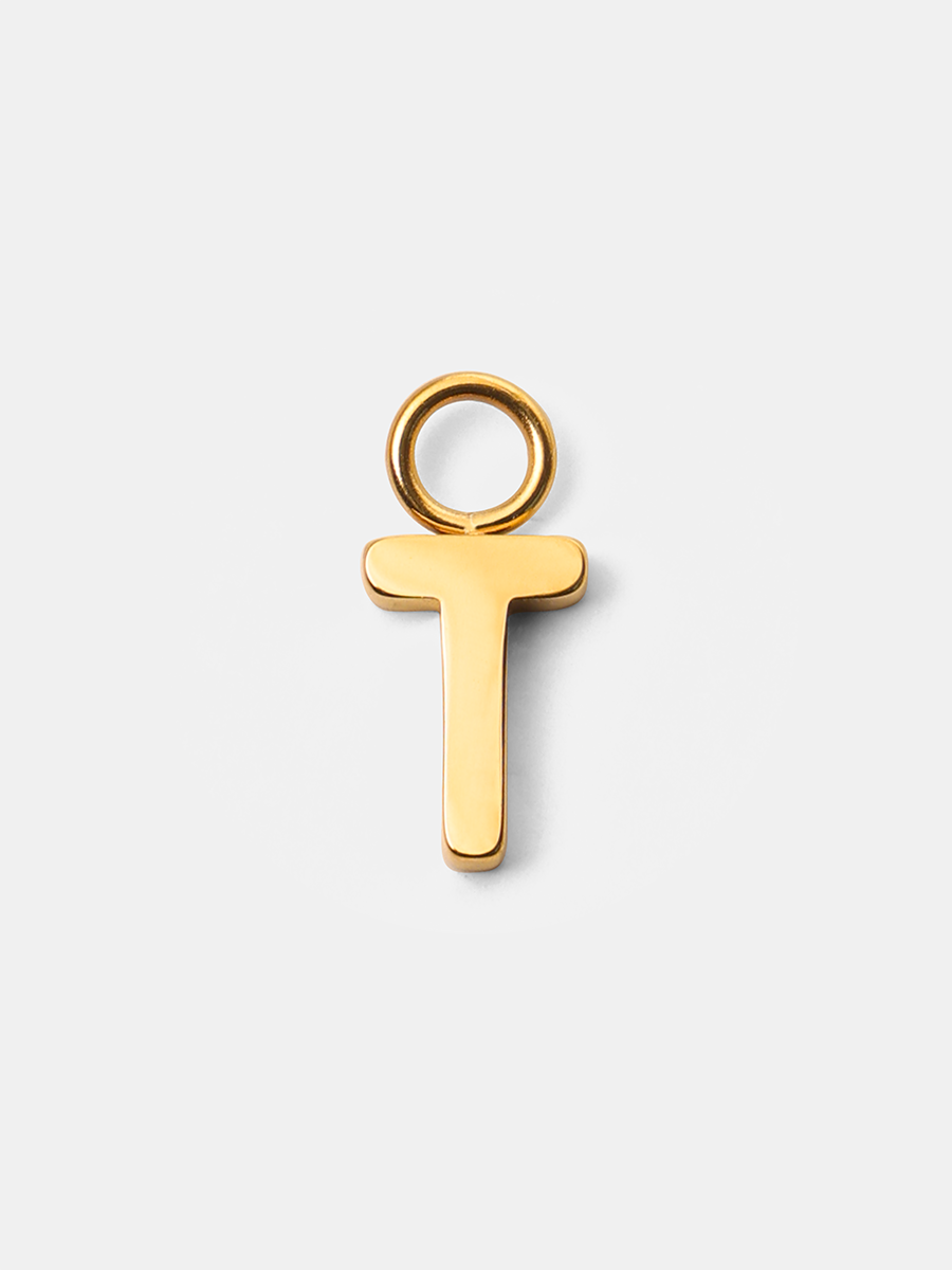 Pure Letter Ohrring-Charms