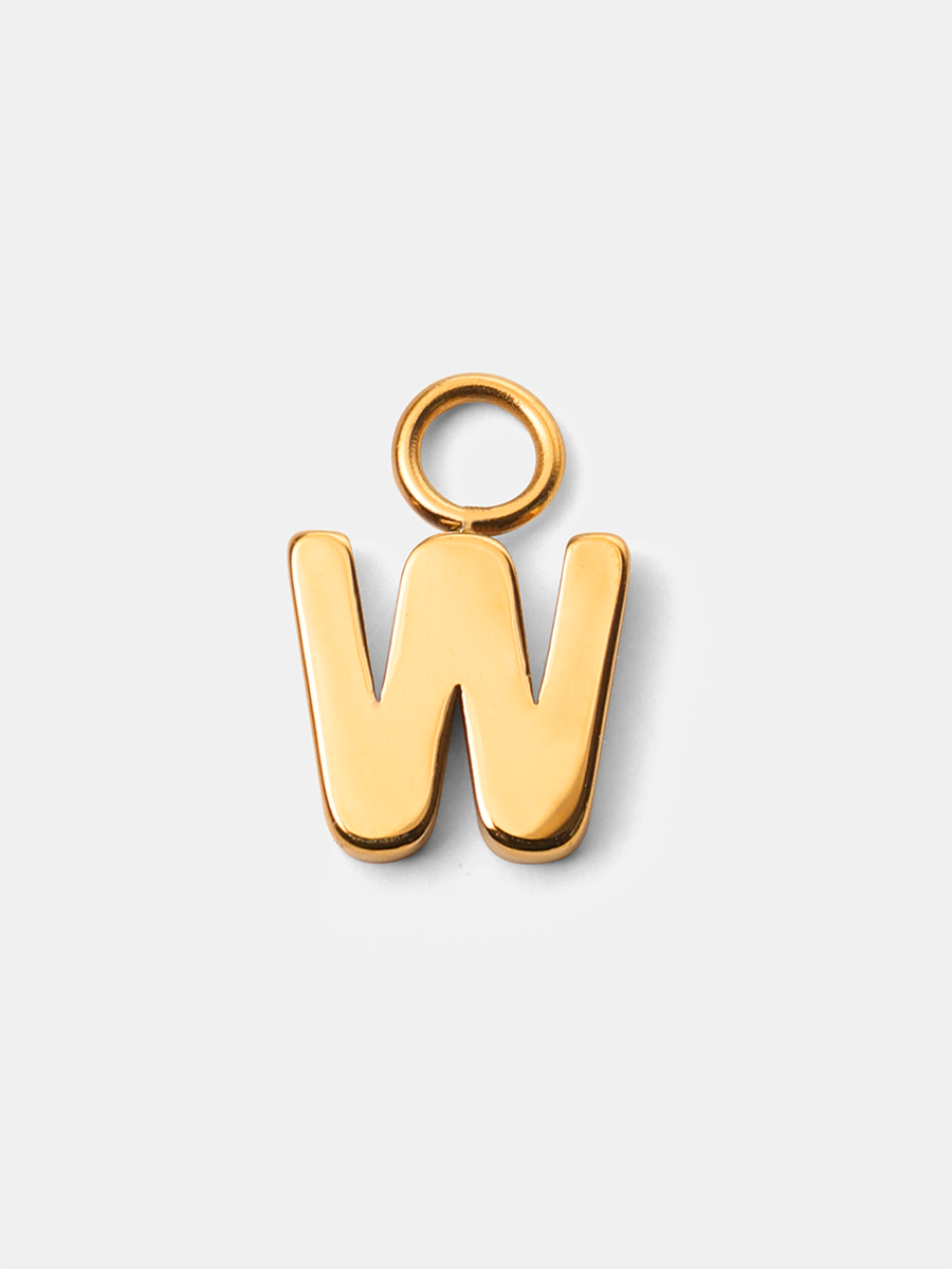 Pure Letter Ohrring-Charms