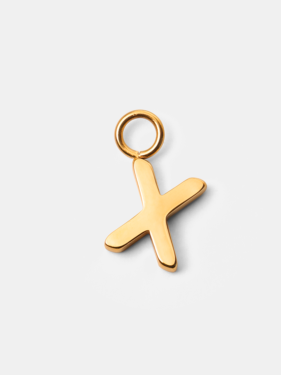 Pure Letter Ohrring-Charms