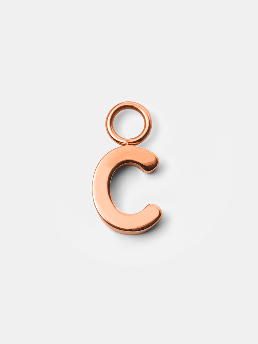 Pure Letter Ohrring-Charms