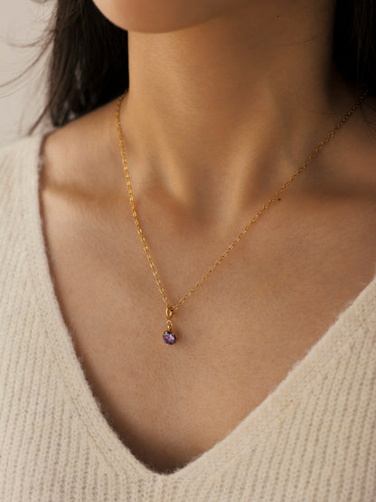 Crystal Delight Purple Ketten-Charm