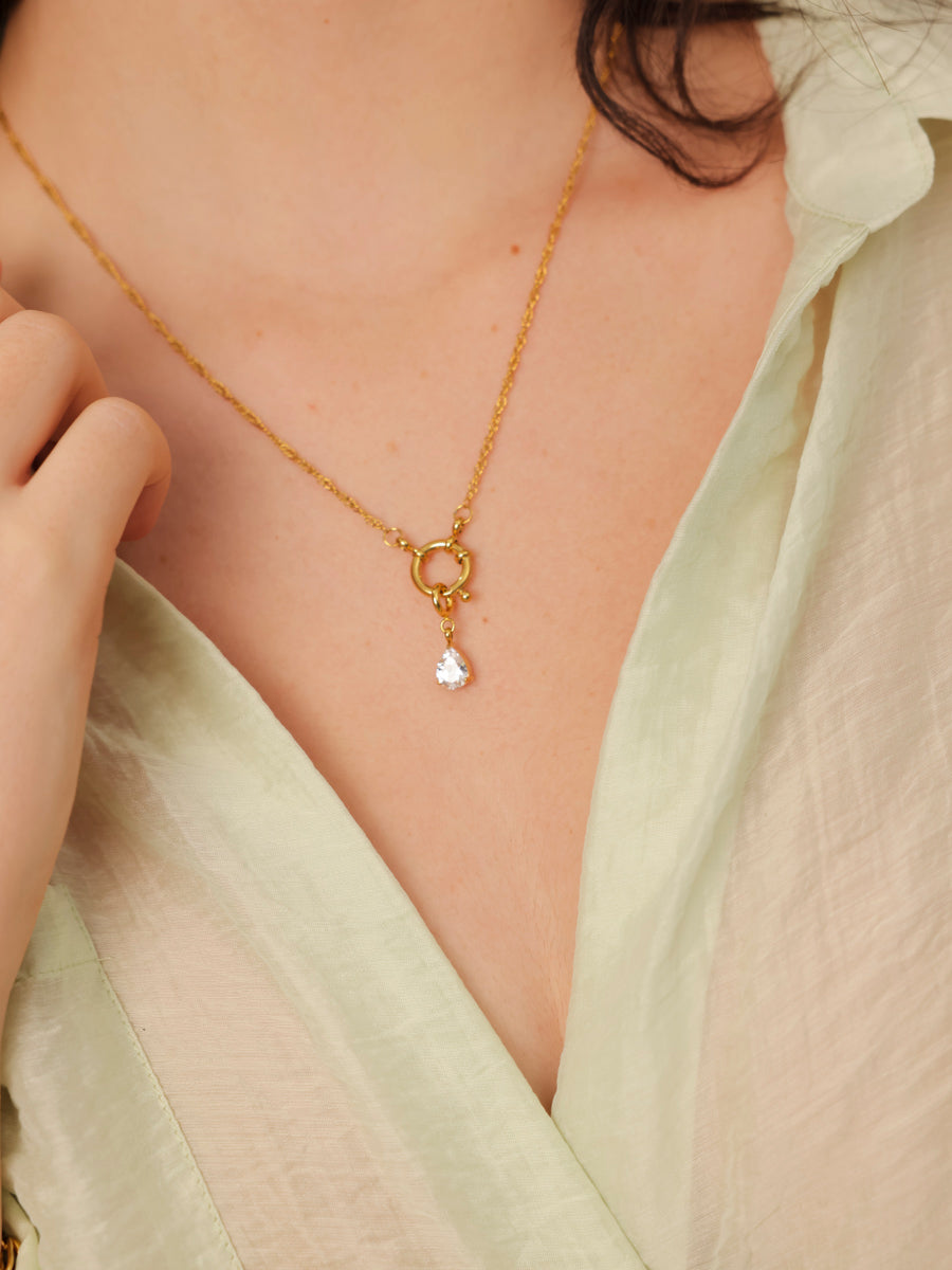 Shine Teardrop Ketten-Charm