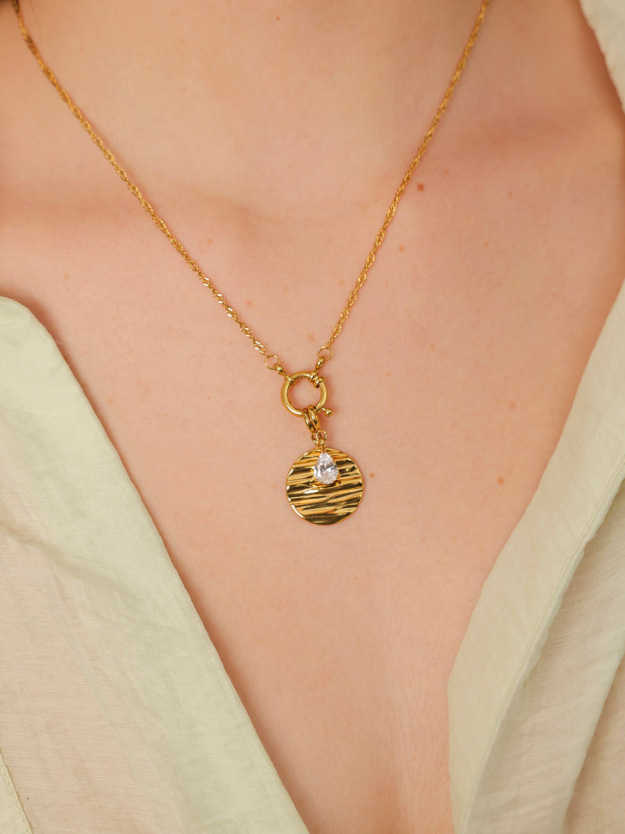 Shine Teardrop Ketten-Charm