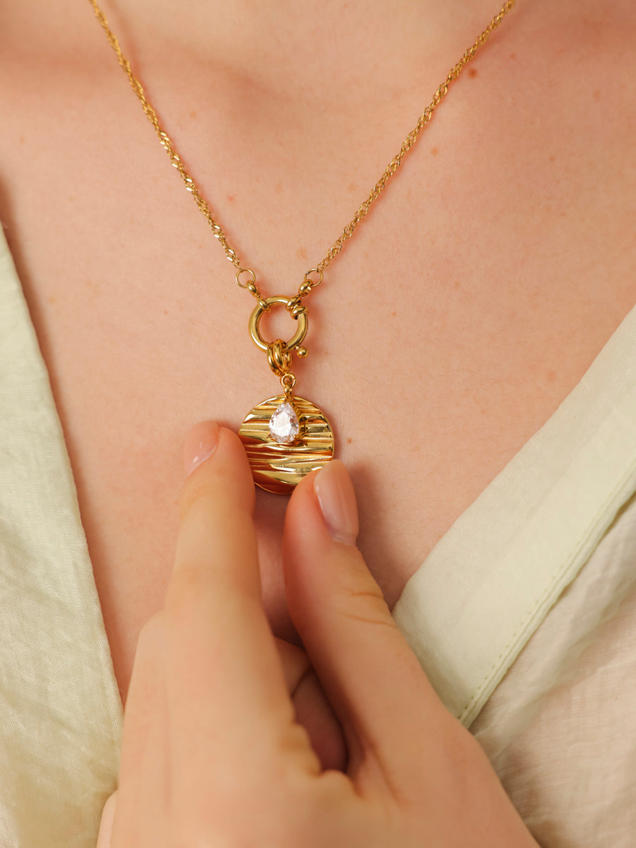 Shine Teardrop Ketten-Charm