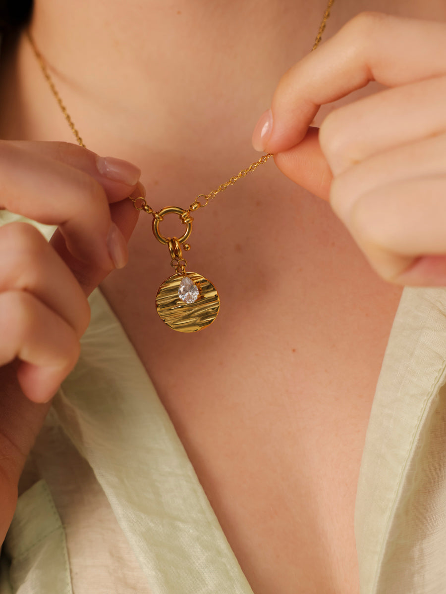 Shine Teardrop Ketten-Charm
